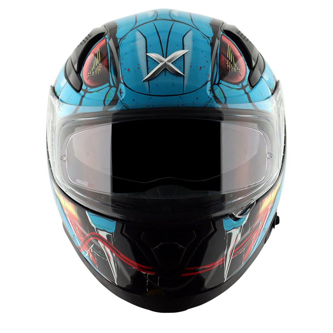 Apex Venomous Helmet (Black Neon Blue) - Image 3