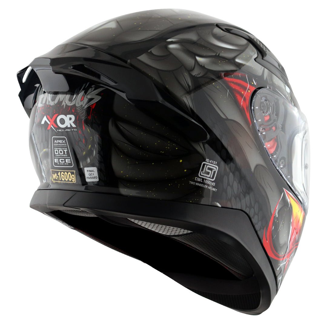 Apex Venomous Helmet (Black Grey) - Image 6