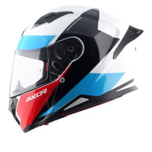 Hunter Turbo Helmet (White Red)