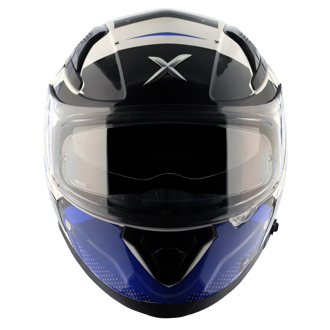Apex Hex-2 Helmet (White Blue) - Image 3