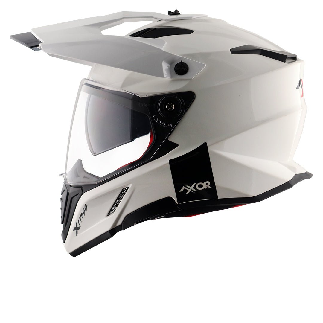 X-Cross Dual Visor Helmet (White) - Image 5