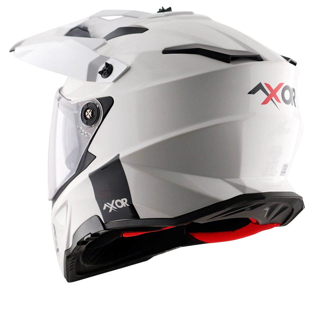 X-Cross Dual Visor Helmet (White) - Image 6