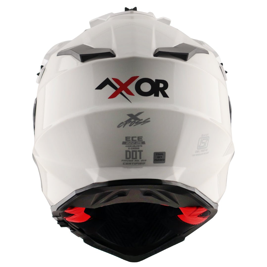 X-Cross Dual Visor Helmet (White) - Image 7