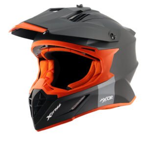 X-Cross Single Color Helmet (Dull Black)