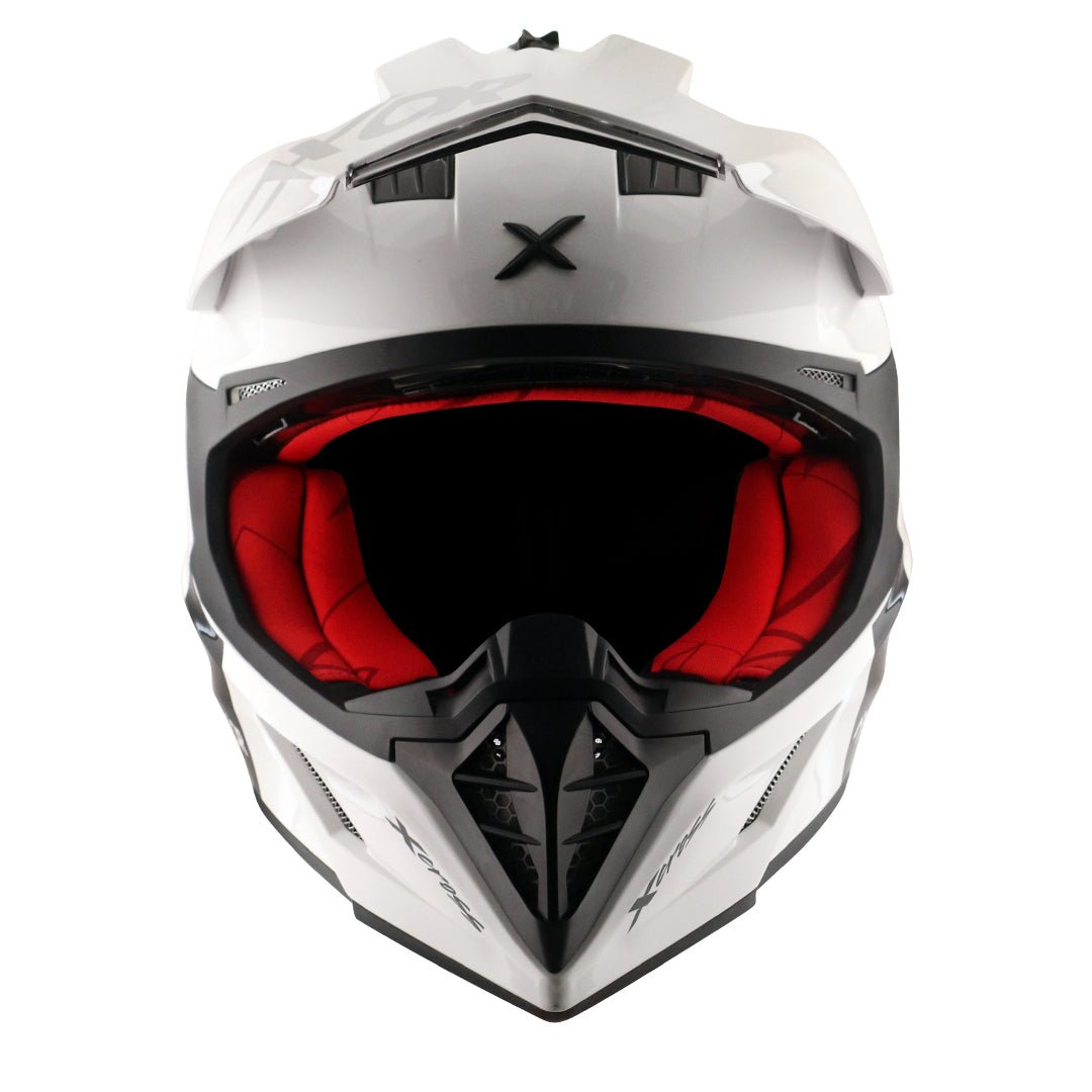 X-Cross Single Color Helmet (White) - Image 2