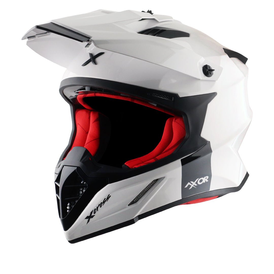 X-Cross Single Color Helmet (White)