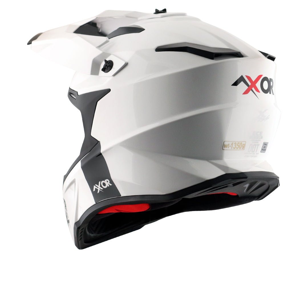 X-Cross Single Color Helmet (White) - Image 4