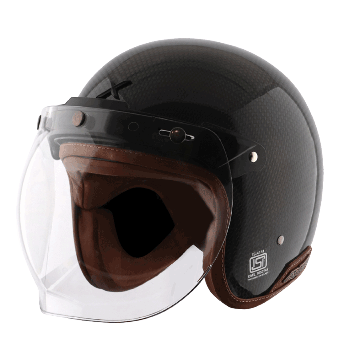 Axor Retro Moto-X Helmet (Athena Grey)