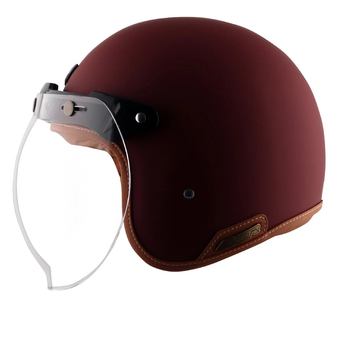 AXOR RETRO JET LEATHER DULL CHESTNUT RED - Image 3
