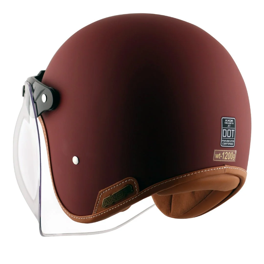 AXOR RETRO JET LEATHER DULL CHESTNUT RED - Image 4