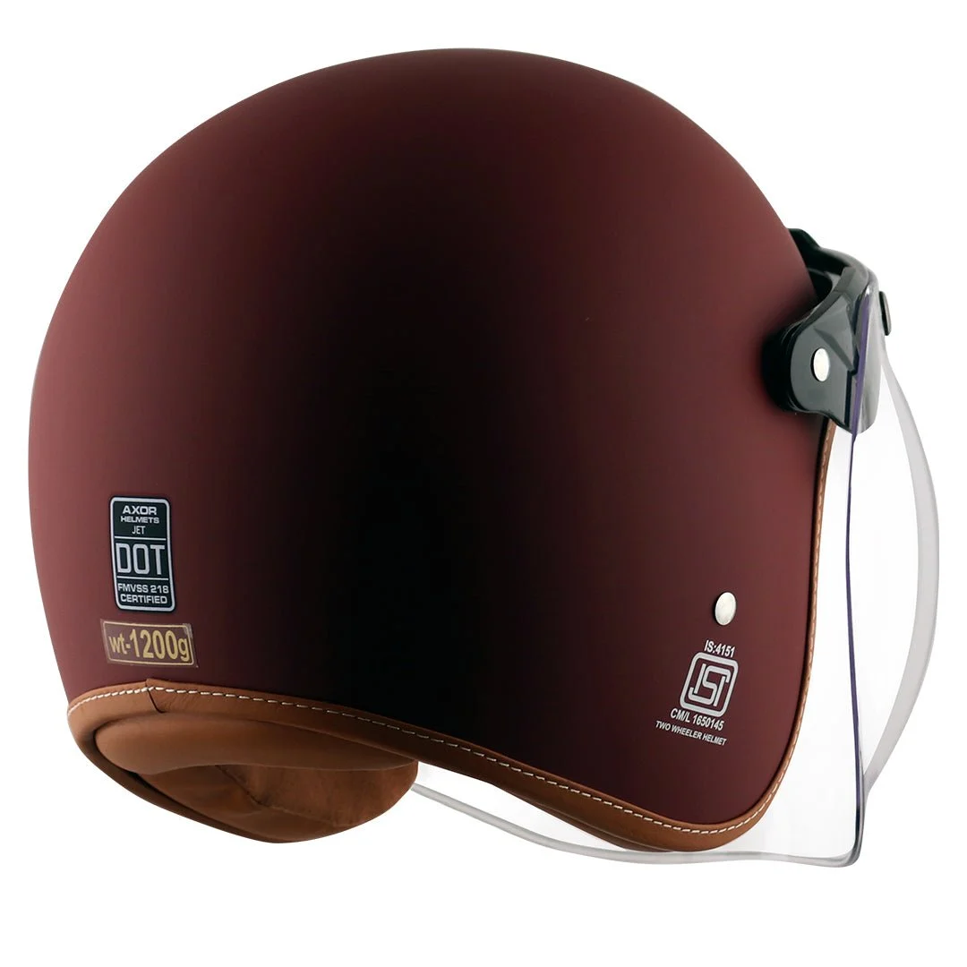 AXOR RETRO JET LEATHER DULL CHESTNUT RED - Image 6