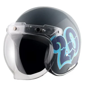 AXOR Retro Jet Sportz C13 Helmet (Slate Blue)