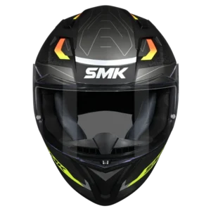 SMK STELLAR FLIGHT MATT BLACK /GREY/YELLOW (MA264)