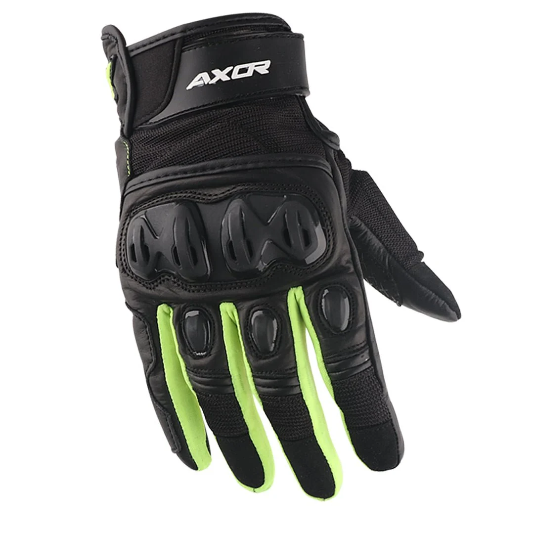 AXOR GLOVES VIPER BLACK NEON GREEN - Image 2